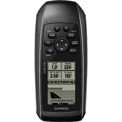 Picture of Garmin GA-0100150400 2.6 in. GPS 73 Monochrome Handheld Navigator