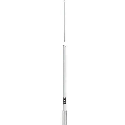 -A786-V 8 ft. VHF Antenna 6dB Hardwired Cable, White