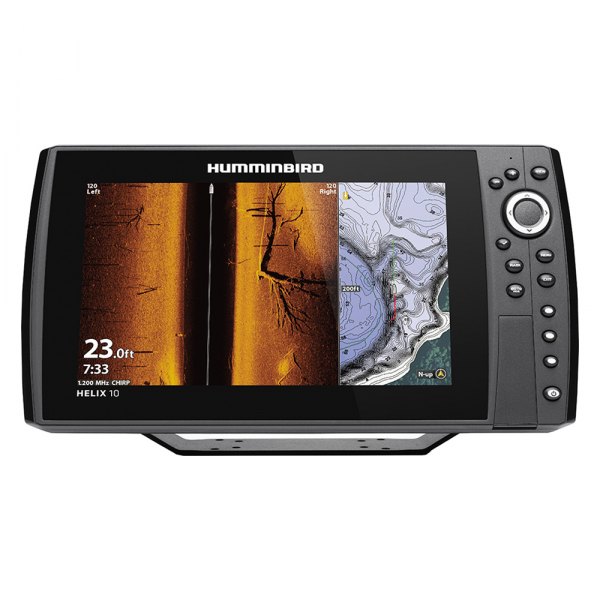 Picture of Humminbird HUM-411420-1CHO 10 in. Helix G4N 10 Chartplotter Mega SI Plus GPS Fish Finder with Basemap