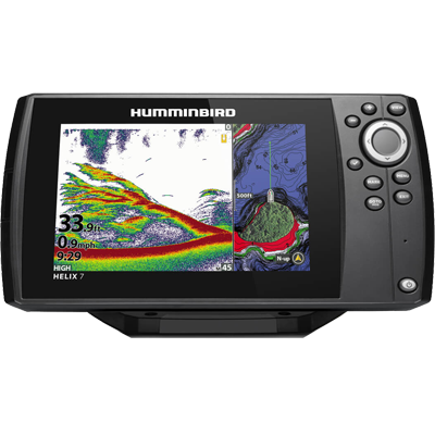 Picture of Humminbird 411060-1 Helix 7 in. Chirp GPS G3N Fish Finder with Transducer