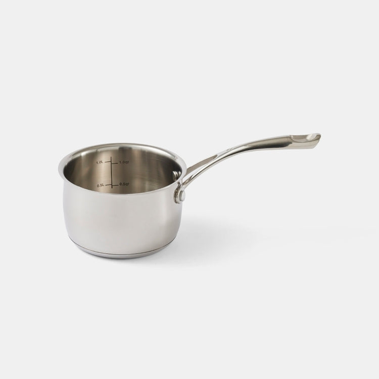 Picture of Swiss Diamond PSLA31014i 14 cm Premium Stainless Steel DLX Milk Pan