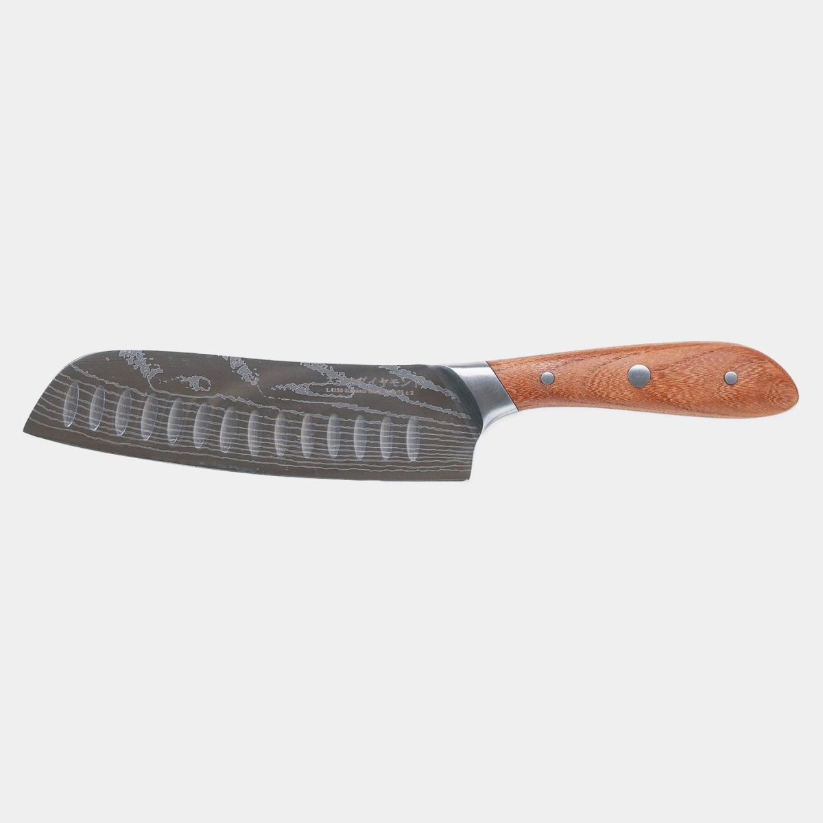 Picture of Swiss Diamond SDKWD02 7 in. Damascus Santoku Knife