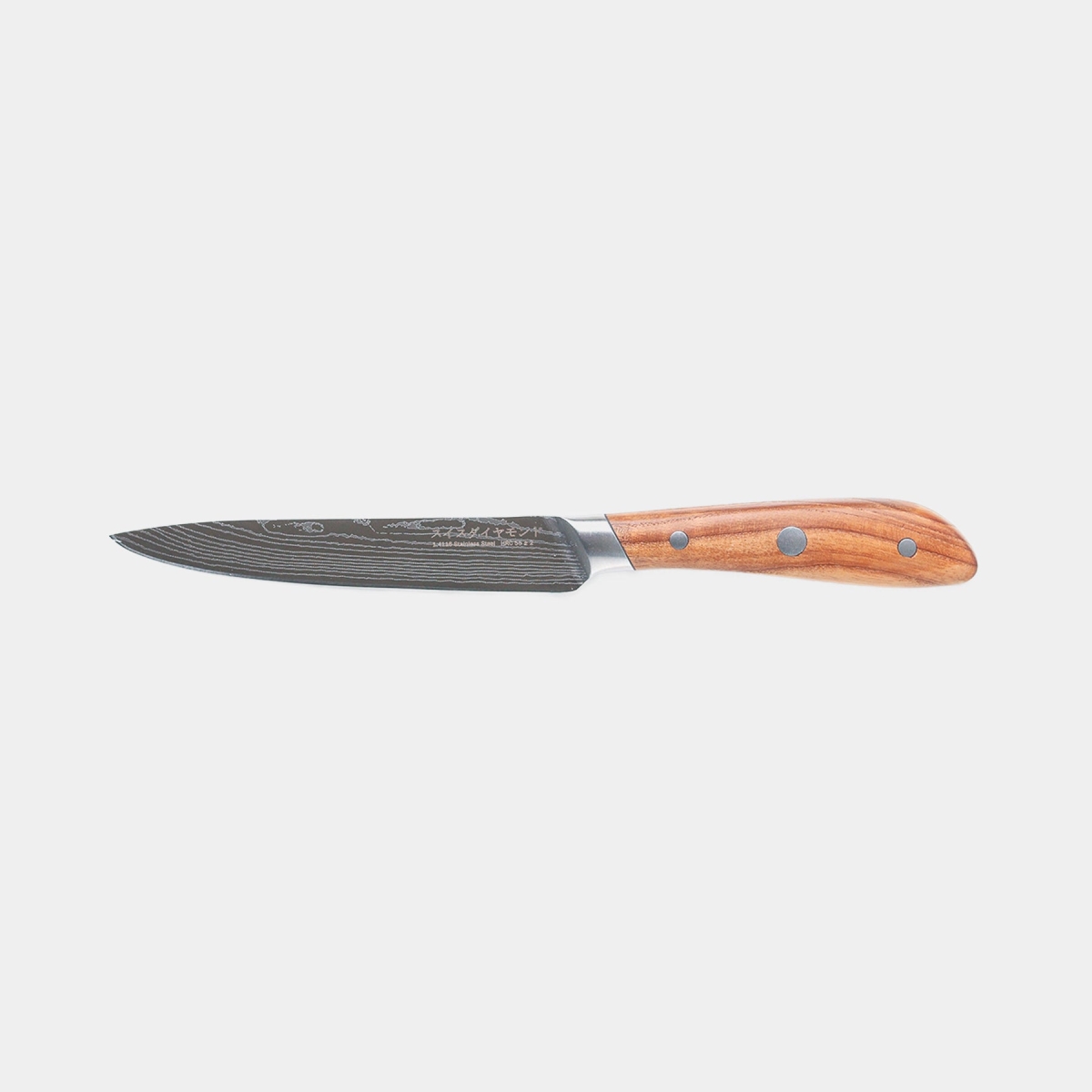 Picture of Swiss Diamond SDKWD04 5 in. Damascus Utility Knife