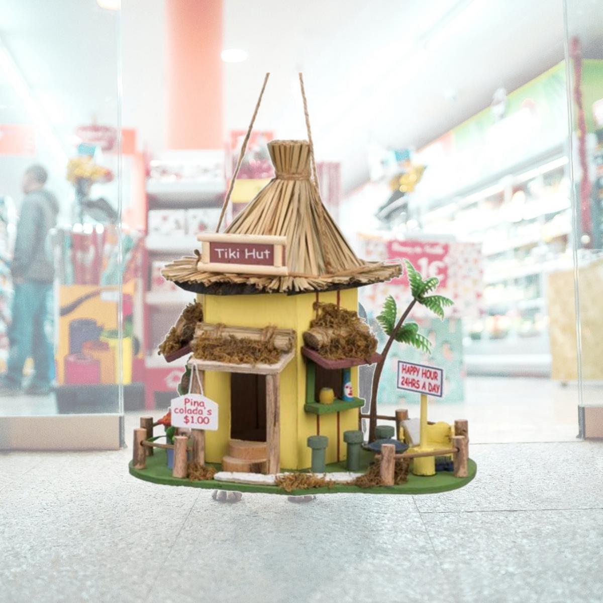 Picture of Home Locomotion  Tiki Wood Birdhouse