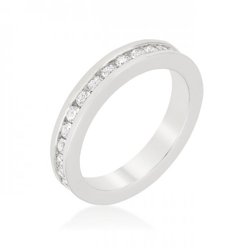 Picture of Icon Bijoux J11018 Channel Set Eternity Band - Size 8