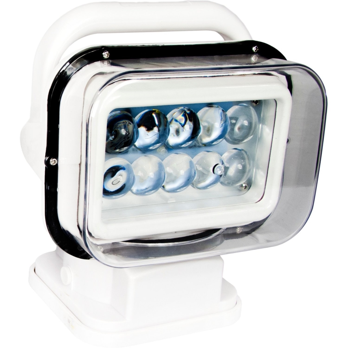 Motorized 50W Led Spot Light W/ Remote 360 Degree/120 Degree Swivel Function