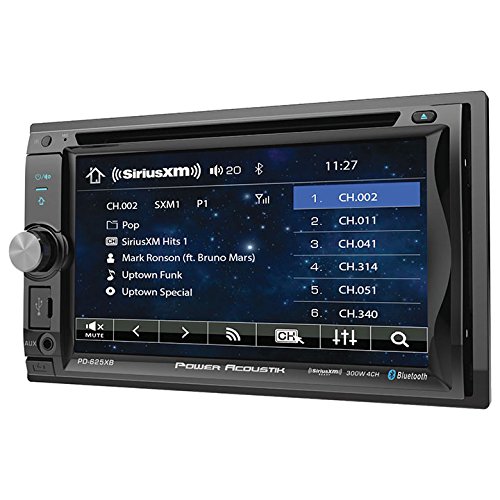 6.2 in. Incite Double-Din In-Dash Detachable LCD Touchscreen DVD Receiver with Bluetooth -  Power Acoustik, PO476818