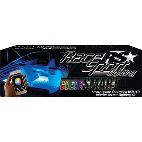 Picture of Race Sport RA44641 Color Smart Smartphone-Controlled LED Interior Accent Kit
