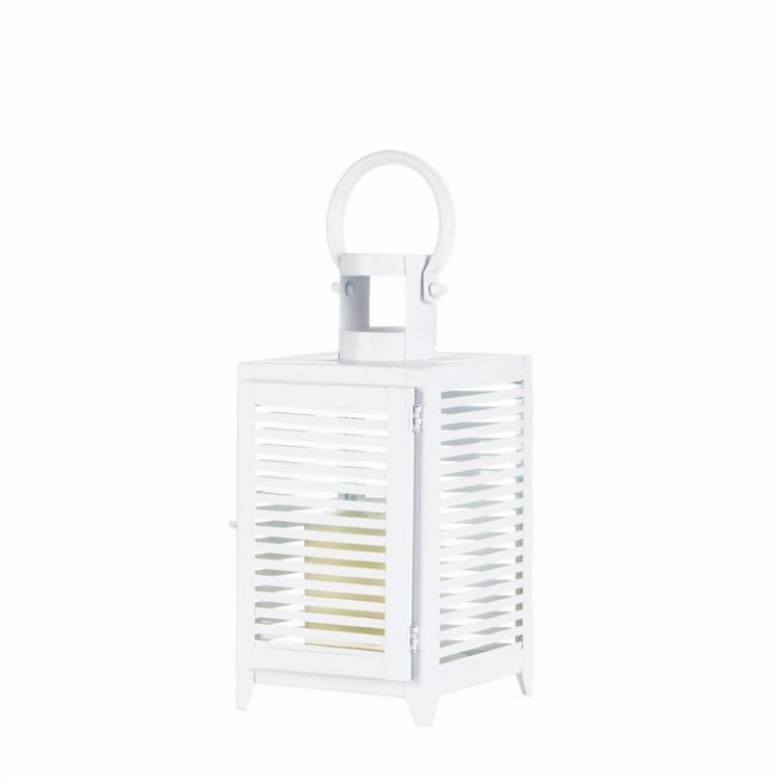 Picture of Gallery of Lighting 10018089 Horizon Candle Lantern&#44; White