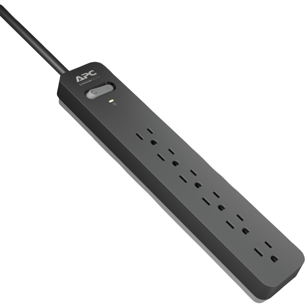Picture of APC By Schneider Electric RA46124 3 ft. 6 Outlet Surgearrest Surge Protector Cord&#44; Black
