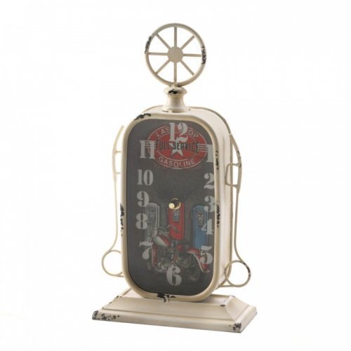 Picture of Accent Plus 10019034 Gas Station Tabletop Clock