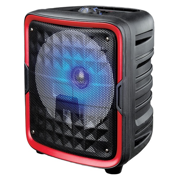 Supersonic RA53854 8 in. Bluetooth Speaker with True Wireless Technology, Red -  Super Sonic Inc