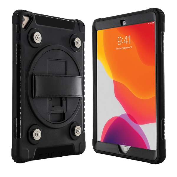 RA53745 Magnetic Splashproof Case with Metal Mounting Plates for iPad, Black