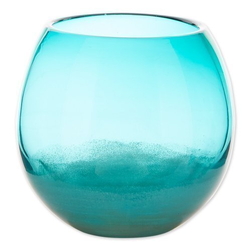 Picture of Accent Plus 10019133 Aqua Fish Bowl Vase&#44; Blue - Large