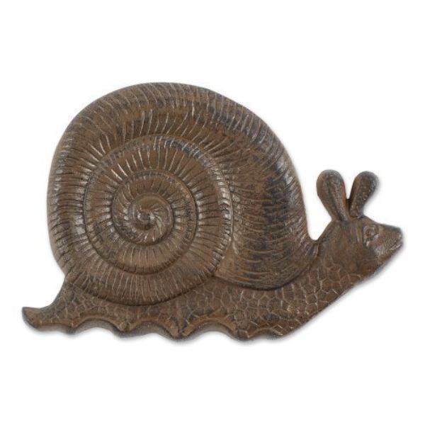 Picture of Accent Plus 4506143 Snail Stepping Stone Outdoor Garden Decor&#44; Brown