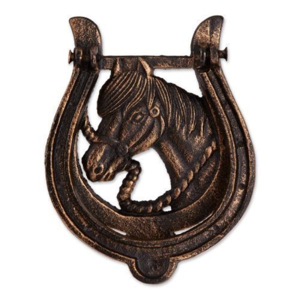 Picture of Accent Plus 4506229 Horseshoe Cast Iron Door Knocker&#44; Bronze
