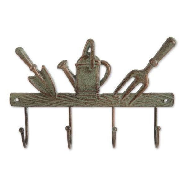 Picture of Accent Plus 4506237 Garden Tools Cast Iron Wall Hook&#44; Bronze