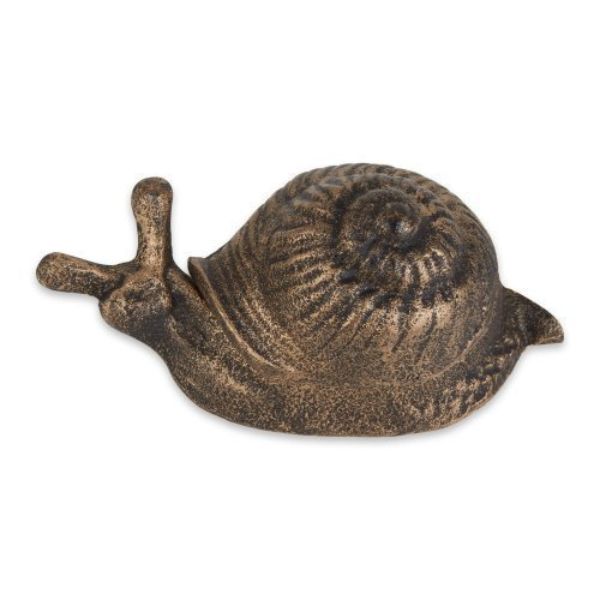 Picture of Accent Plus 4506481 Cast Iron Snail Key Hider&#44; Bronze