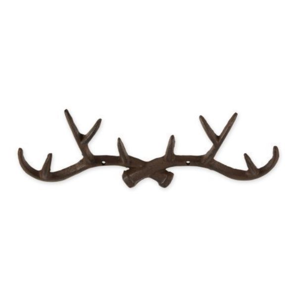 Picture of Accent Plus 4506595 Cast Iron Antler Wall Hook, Brown