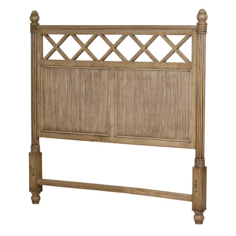 Picture of Sea Winds B48441-FRAPPE 61 x 84 x 3 in. Malibu King Headboard&#44; Natural & Brown