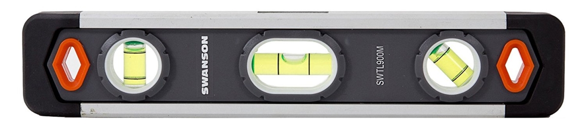 Picture of Swanson SWTL900M 9 in. Magnetic Shock-Resistant Torpedo Level