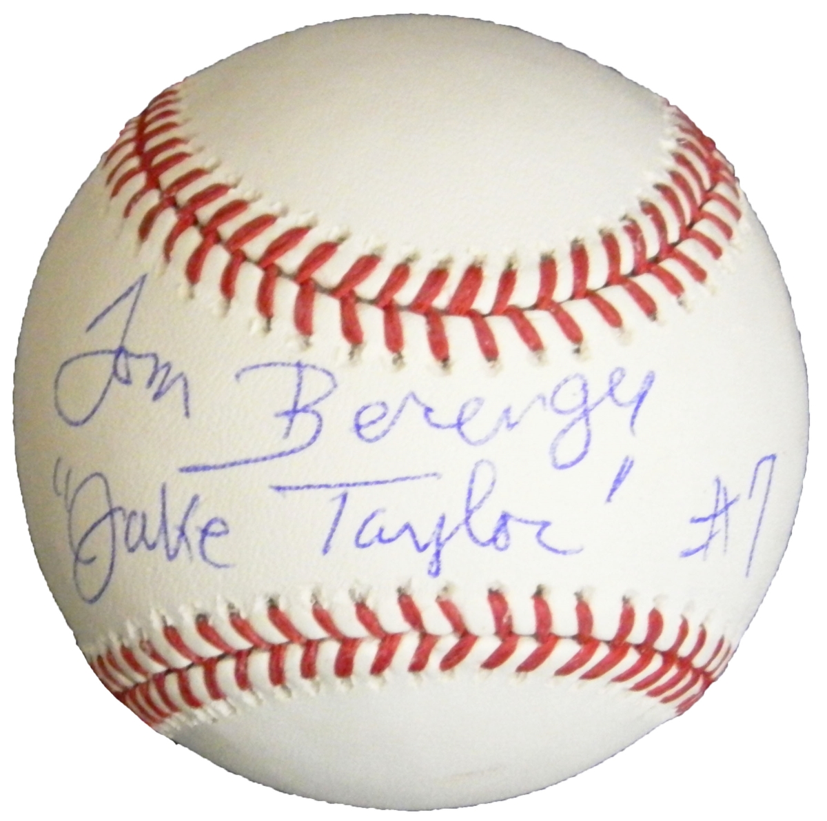 Tom Berenger (Jake Taylor) Major League Movie Autographed Baseball