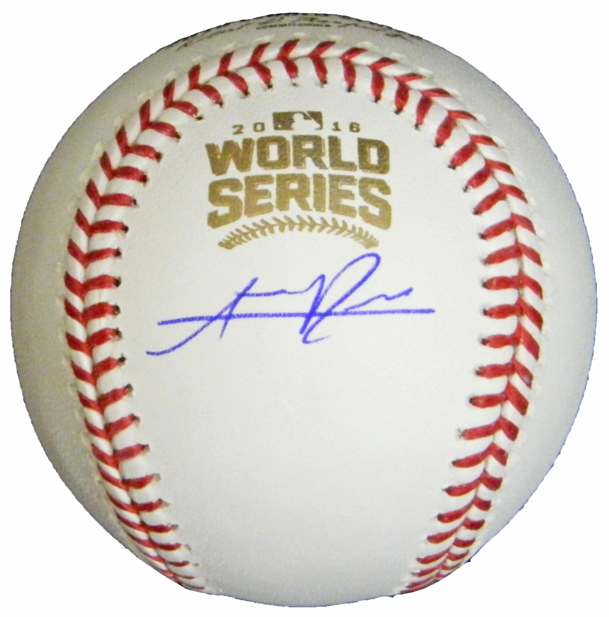 RUSBSB102 Addison Russell Signed Rawlings Official 2016 World Series MLB Baseball