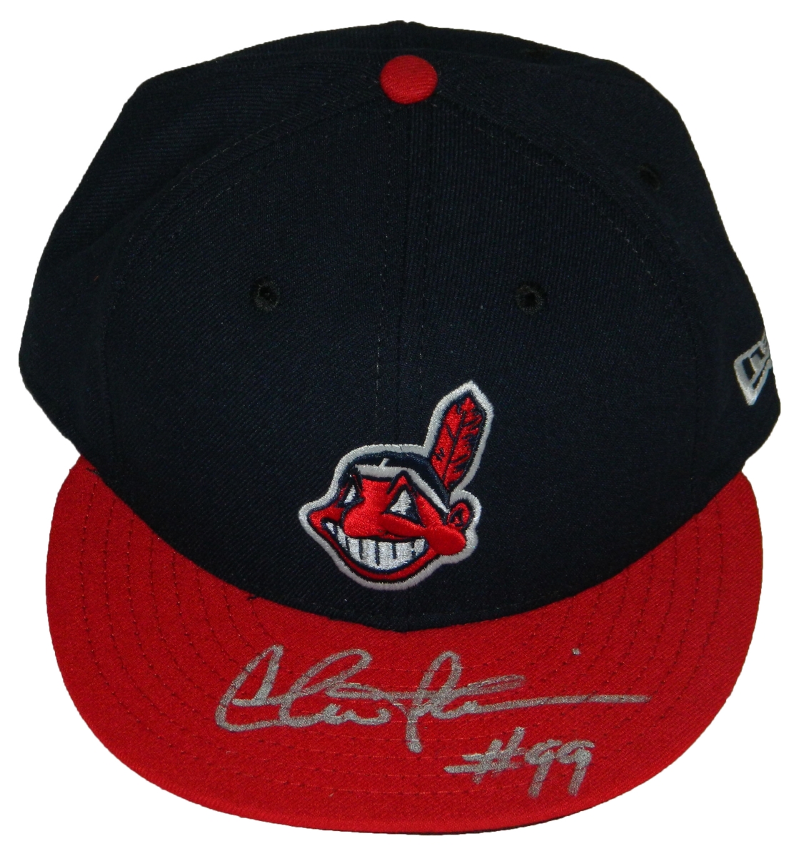 Charlee Sheen Ricky Vaughn Cleveland Indians Signed Autograph