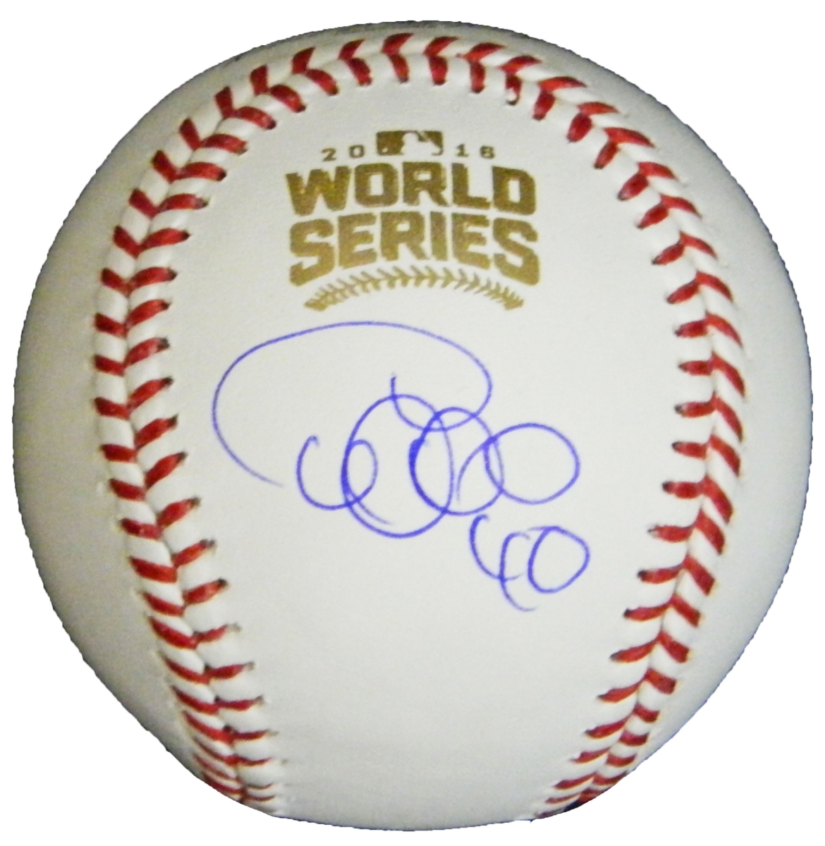 CONBSB112 Willson Contreras Signed Rawlings Official 2016 World Series MLB Baseball