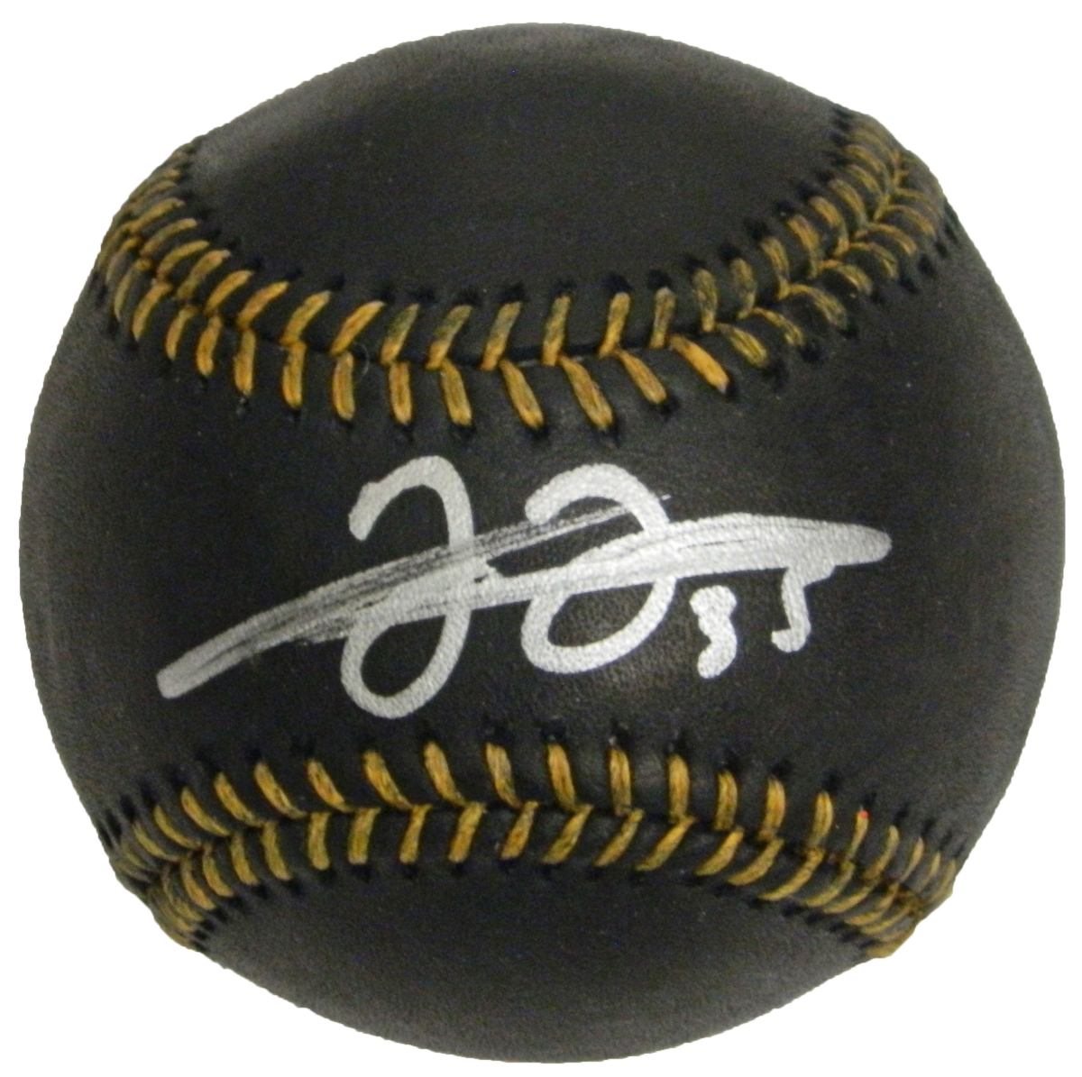 THOBSB110 Frank Thomas Signed Rawlings Black Baseball