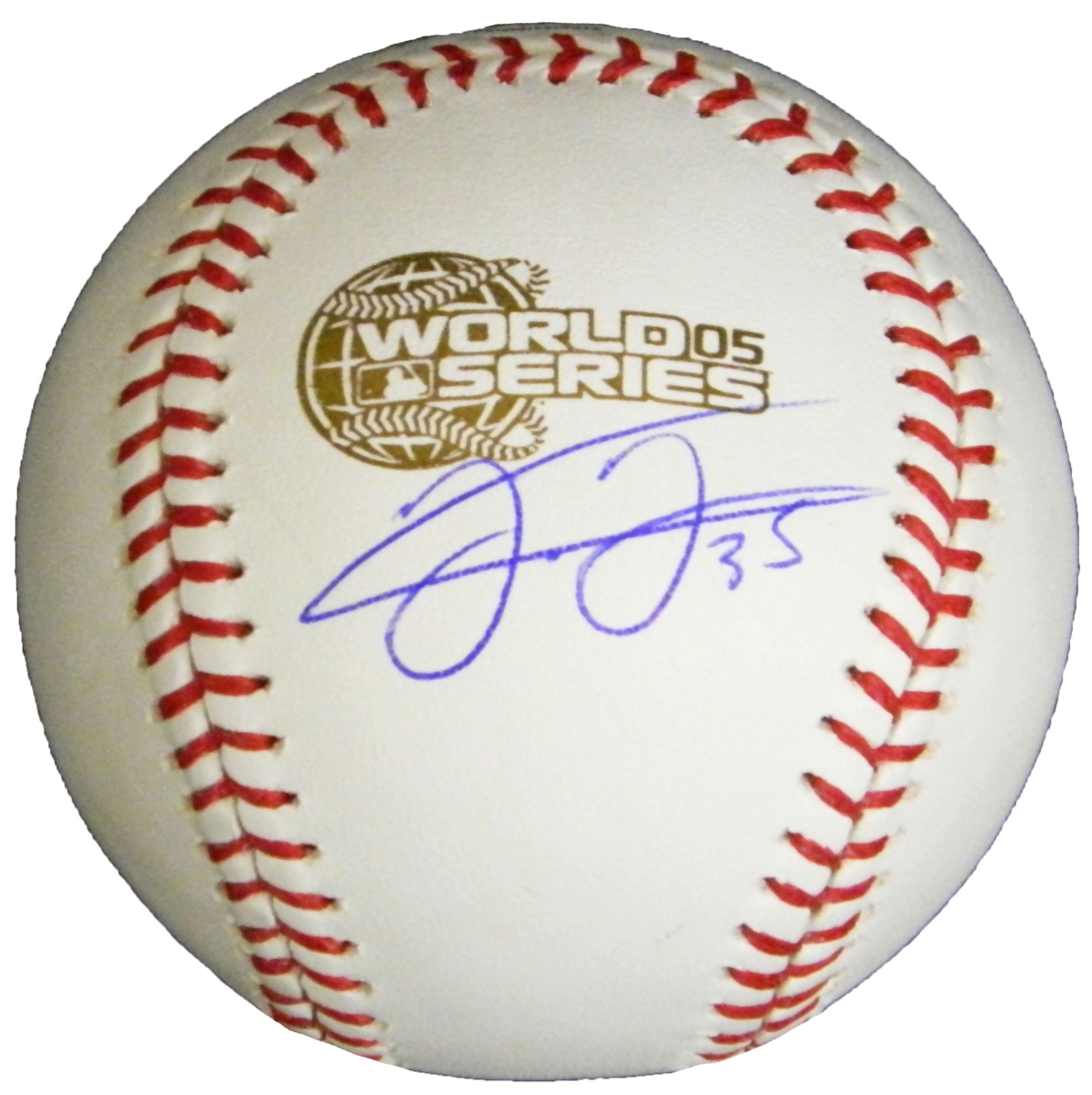 THOBSB111 Frank Thomas Signed Rawlings Official 2005 World Series Baseball