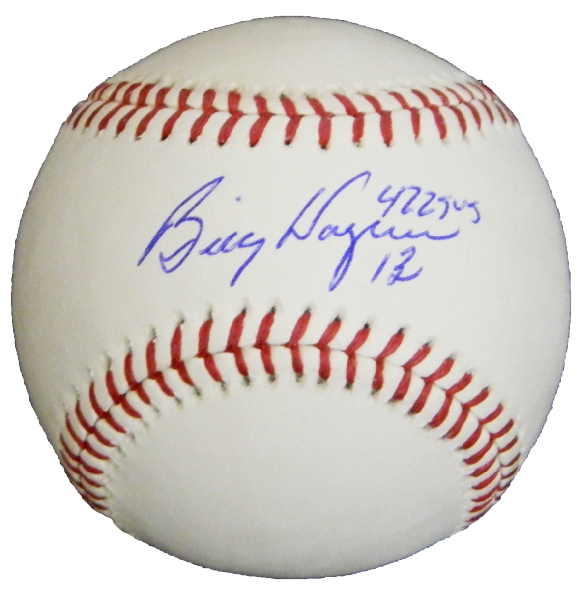 Billy Wagner Signed Rawlings Official MLB Baseball with 422 SVS