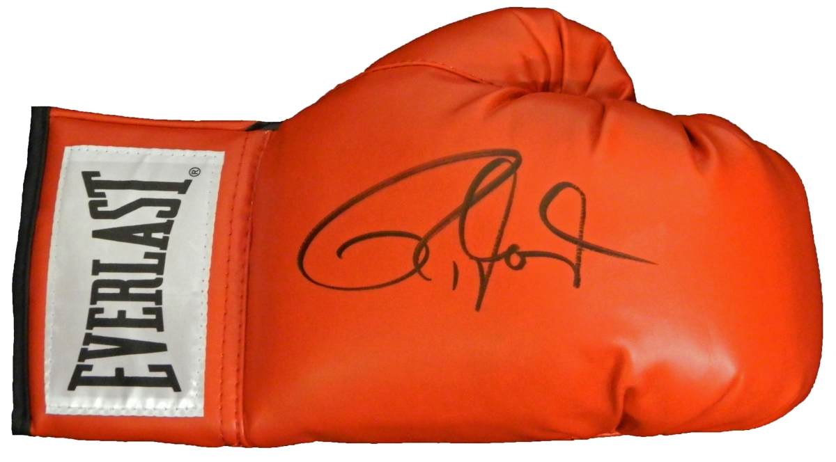 Roy Jones Jr Signed Everlast Red Boxing Glove