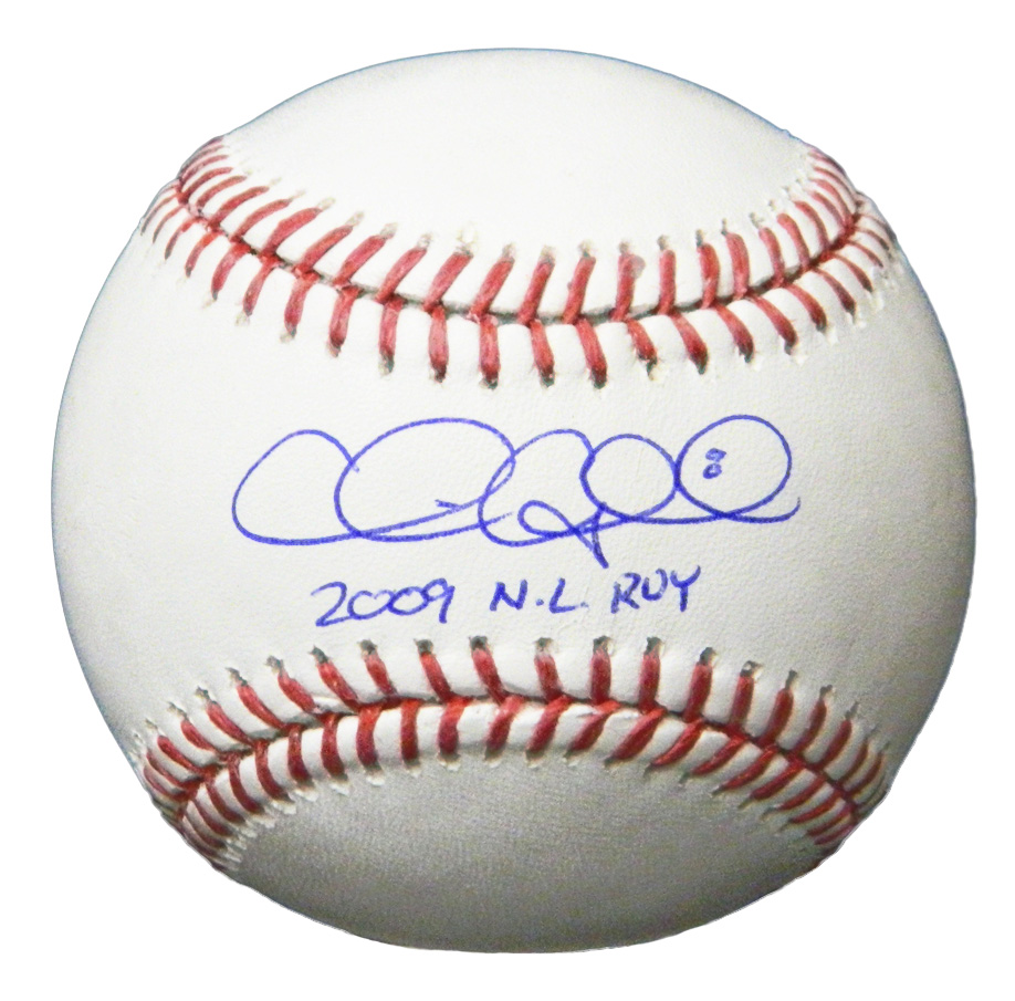 COGBSB103 Chris Coghlan Signed Rawlings Official MLB Baseball with 2009 NL ROY