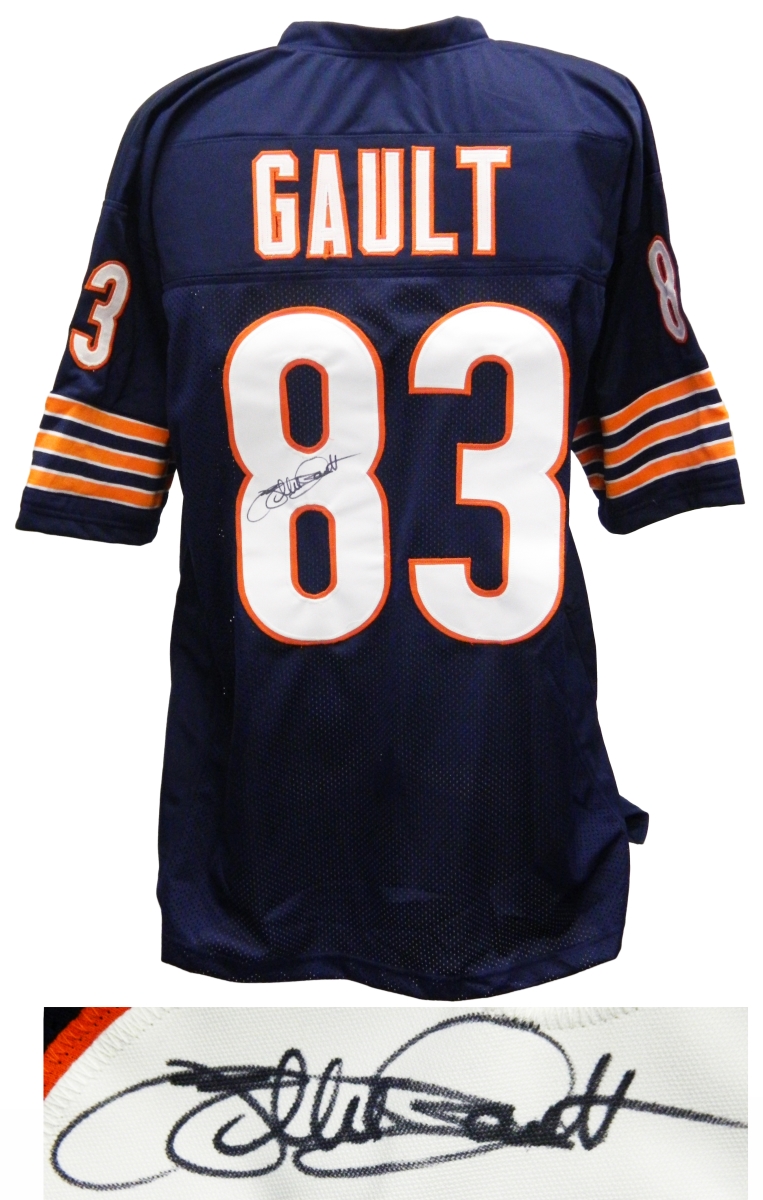 GAUJRY301 Willie Gault Signed Navy Custom Football Jersey