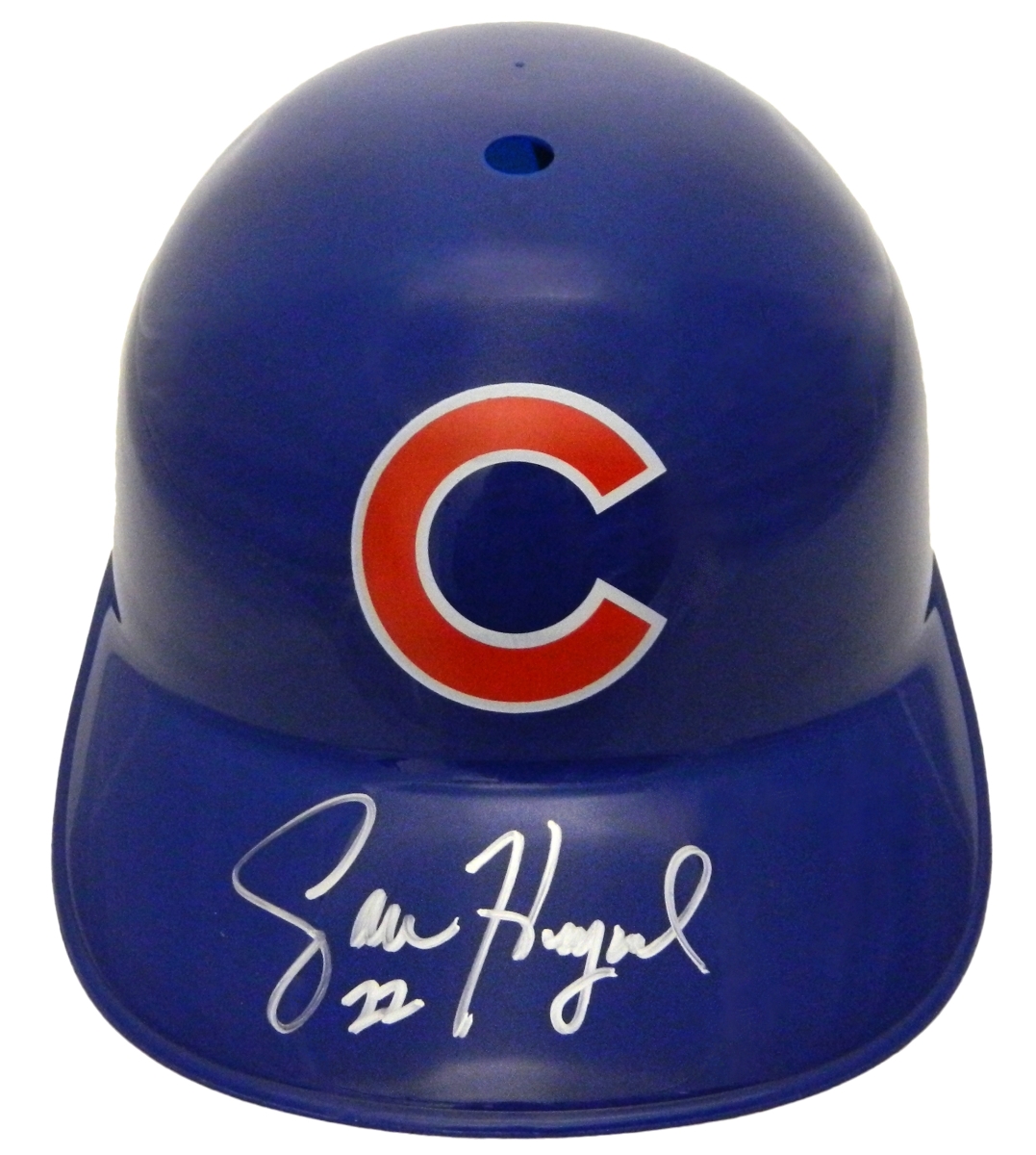 Picture of Schwartz Sports Memorabilia HEYBTH100 Jason Heyward Signed Chicago Cubs Replica Batting Helmet