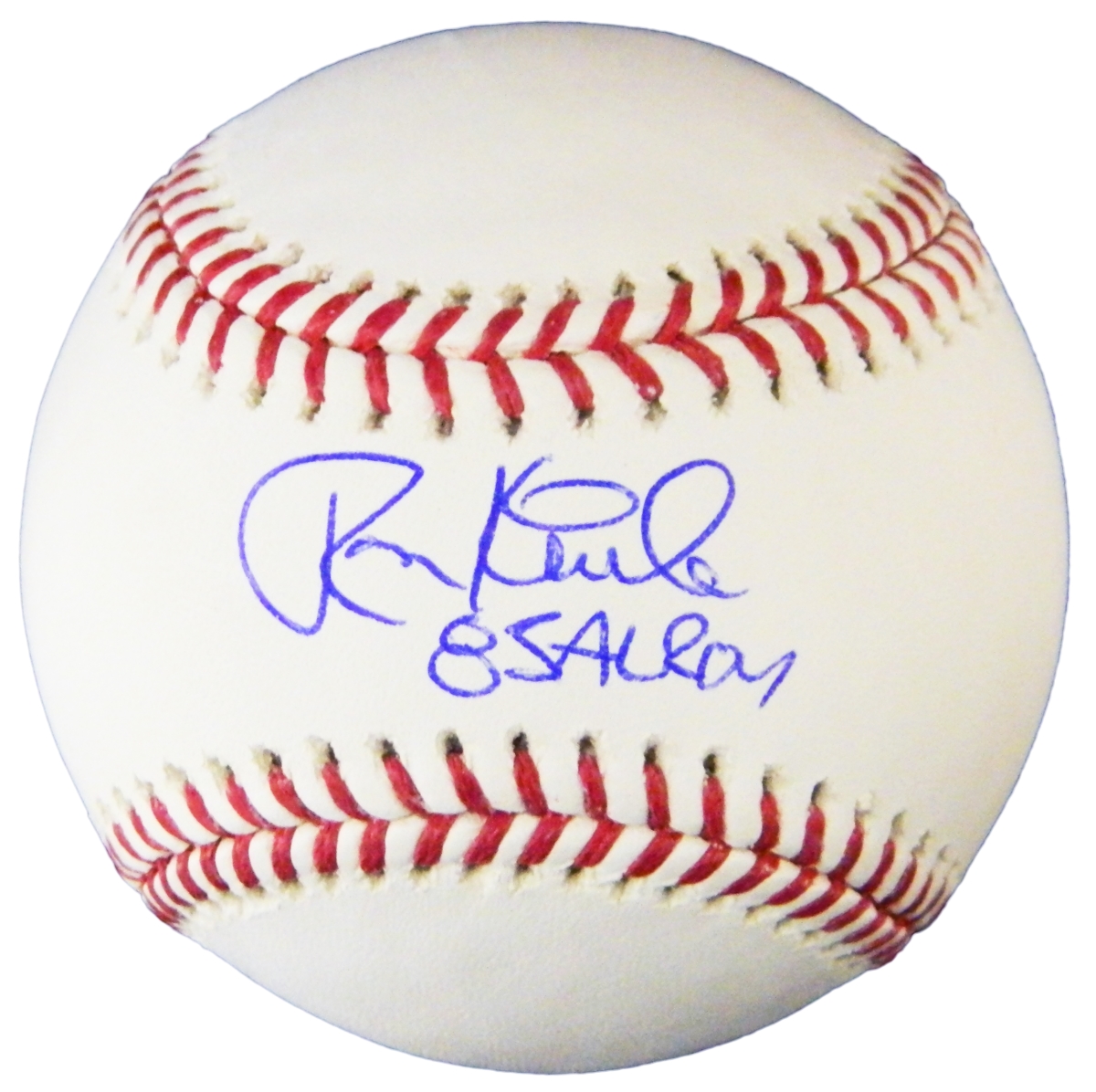 KITBSB100 Ron Kittle Signed Rawlings Official MLB Baseball with 83 AL ROY