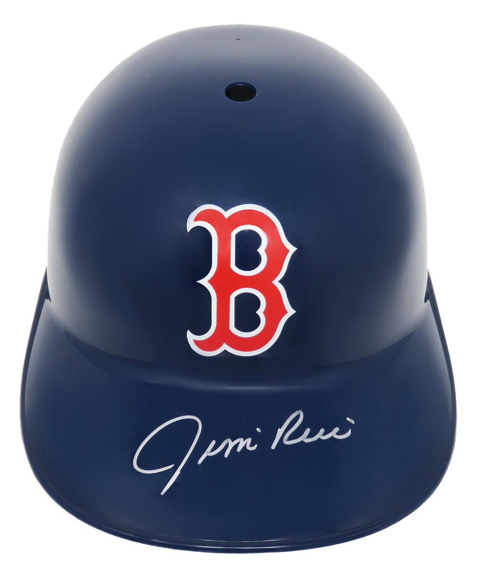 Picture of Schwartz Sports Memorabilia RICBTH110 Jim Rice Signed Boston Red Sox Replica Batting Helmet