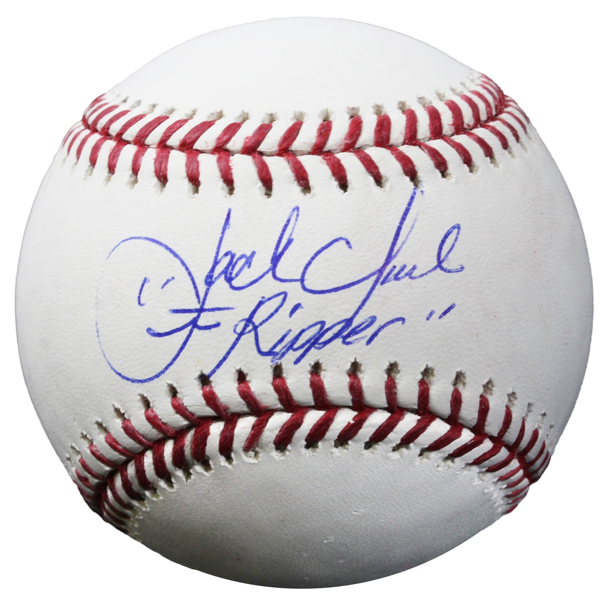 Jack Clark Signed Rawlings Official MLB Baseball with Ripper