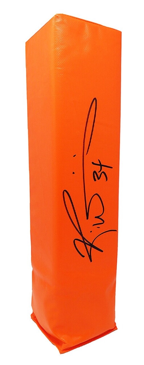 WILPYL300 NFL Miami Dolphins Ricky Williams Signed Orange Endzone Pylon