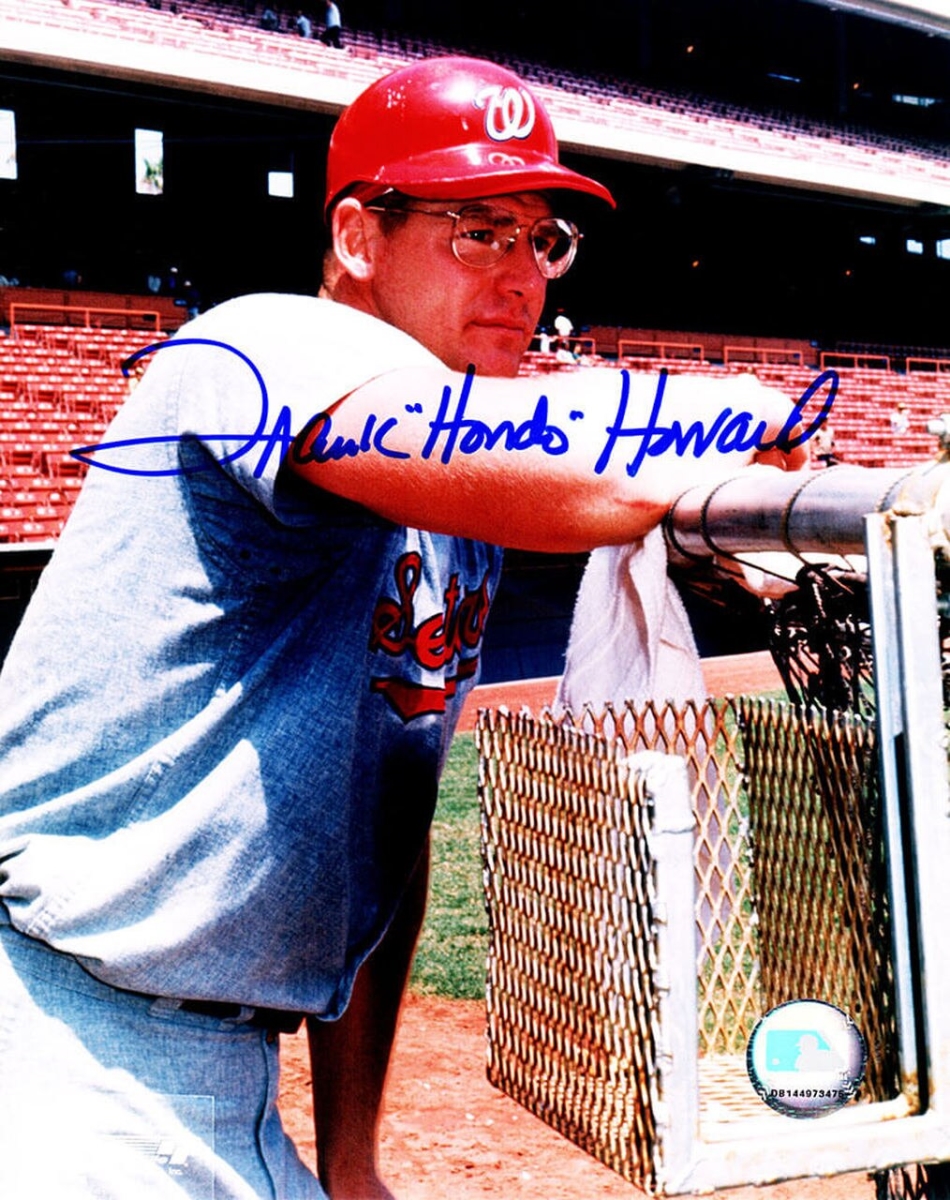 HOW08P116 8 x 10 in. MLB Washington Senators Frank Howard Signed Photo with Hondo Inscription -  Schwartz Sports Memorabilia