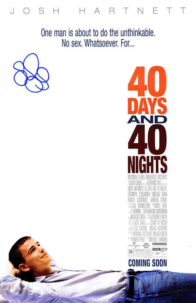 Picture of Schwartz Sports Memorabilia SOSPST500 Shannyn Sossamon Signed 40 Days & 40 Nights Movie Poster