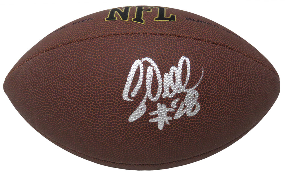 DILFTB300 Corey Dillon Signed Wilson Super Grip Full Size NFL Football