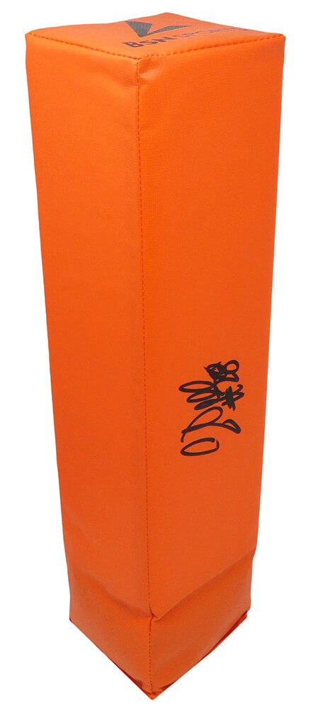 DILPYL300 Corey Dillon Signed Orange Endzone Football Pylon