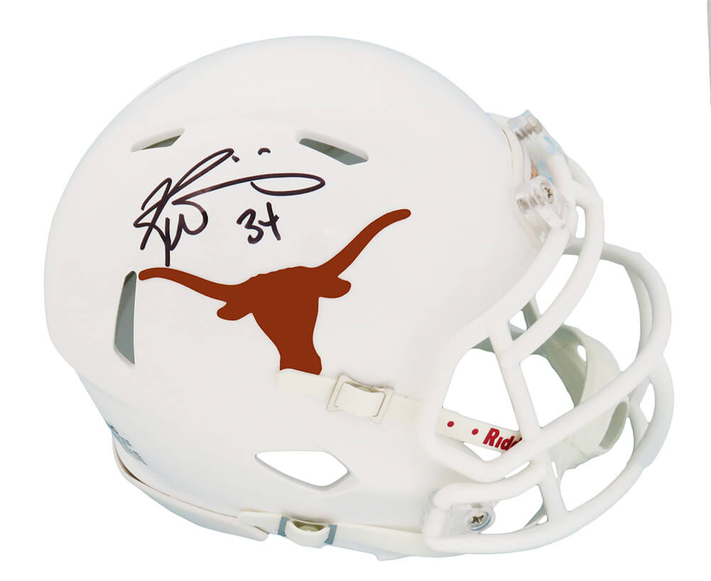 Picture of Schwartz Sports Memorabilia WILMIN335 Ricky Williams Signed Texas Longhorns Riddell Speed Mini Helmet