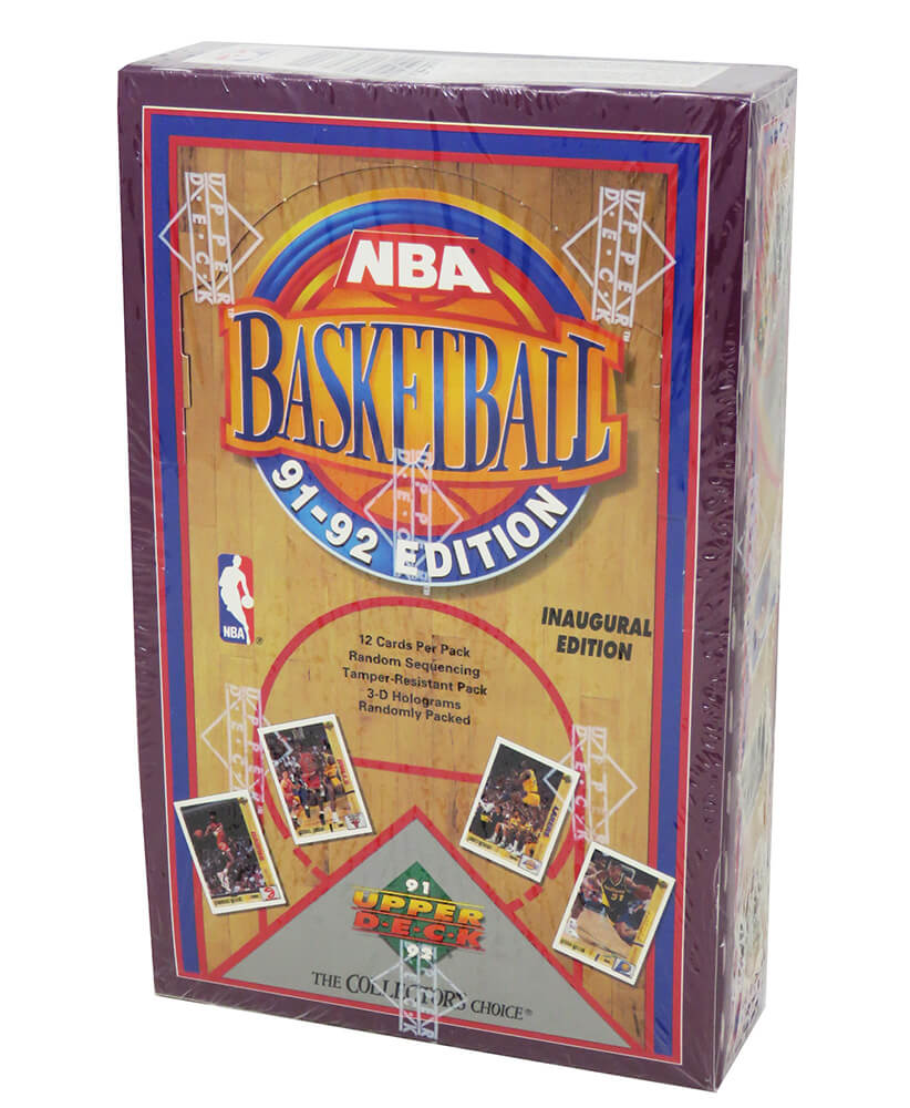 BX291UWF1 1991-1992 Upper Deck Inaugural Edition Factory Sealed Low Series Box Baseball Card - Pack of 36 -  Schwartz Sports Memorabilia