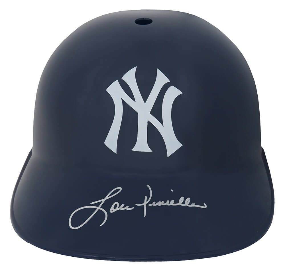 Picture of Schwartz Sports Memorabilia PINBTH100 Lou Piniella Signed New York Yankees Replica Souvenir Batting Helmet