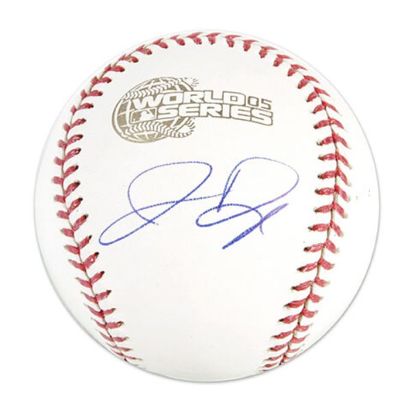 Picture of Schwartz Sports Memorabilia DYEBSB100 MLB Jermaine Dye Signed 2005 World Series Baseball