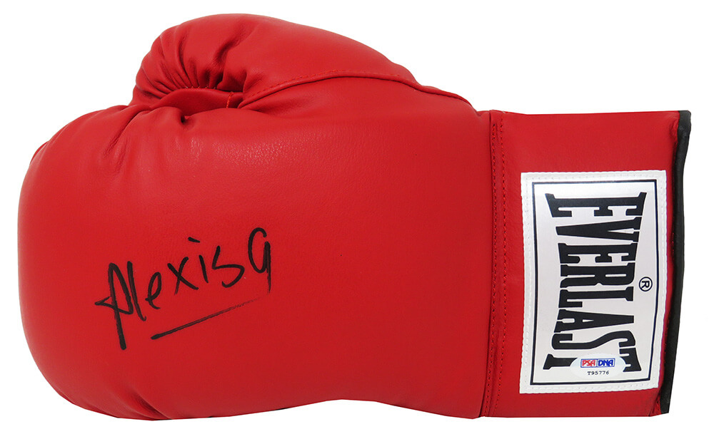 Picture of Schwartz Sports Memorabilia ARGGLV500 Alexis Arguello Signed Everlast Red Boxing Glove - PSA & DNA Authentication