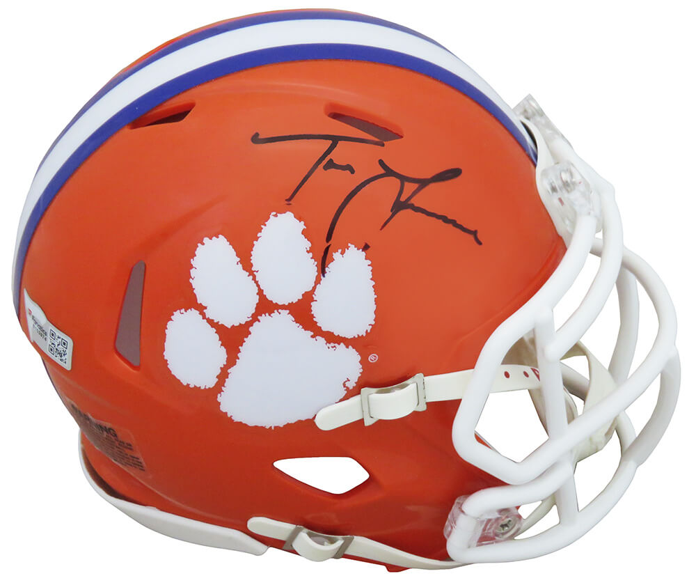 Trevor Lawrence Signed Clemson Tigers Riddell Speed Mini Helmet - Fanatics